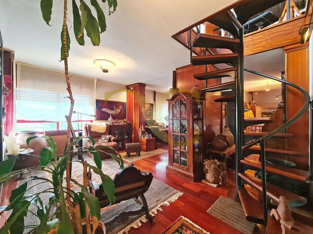 Living room of Houses for sale in Gijón   with Heating, Private garden and Terrace