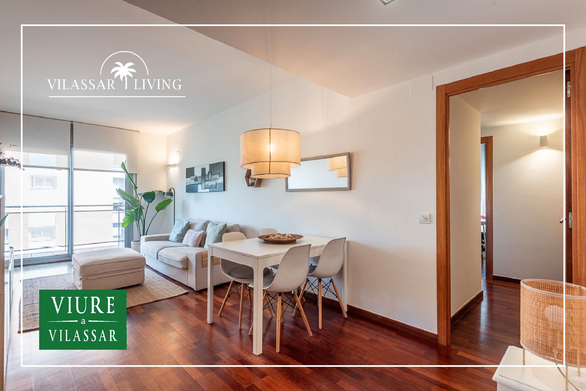 Living room of Flat for sale in Vilassar de Mar  with Air Conditioner, Heating and Parquet flooring