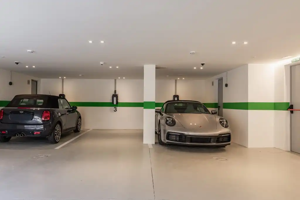 Aparcament de Apartament en venda en  Palma de Mallorca amb Aire condicionat, Calefacció i Jardí privat