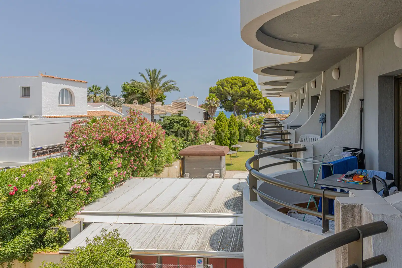 Terrassa de Apartament en venda en Calpe / Calp amb Aire condicionat, Jardí privat i Forn