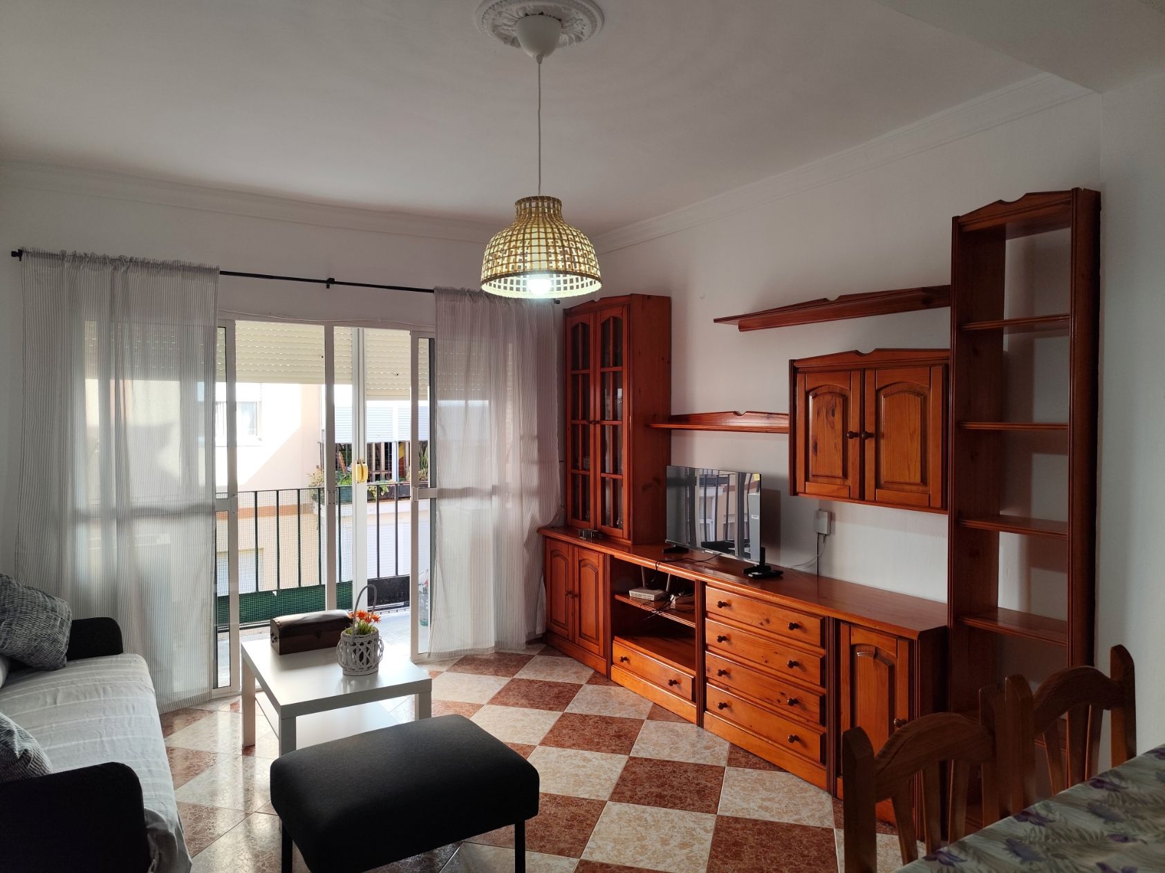 Living room of Flat to rent in Puerto Real  with Air Conditioner, Terrace and Furnished
