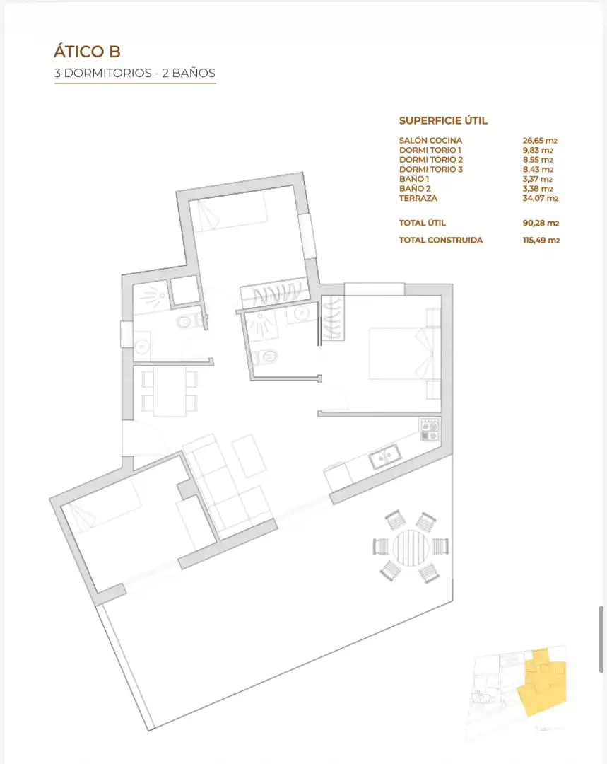 Flat for sale in Maracena  with Air Conditioner, Heating and Terrace