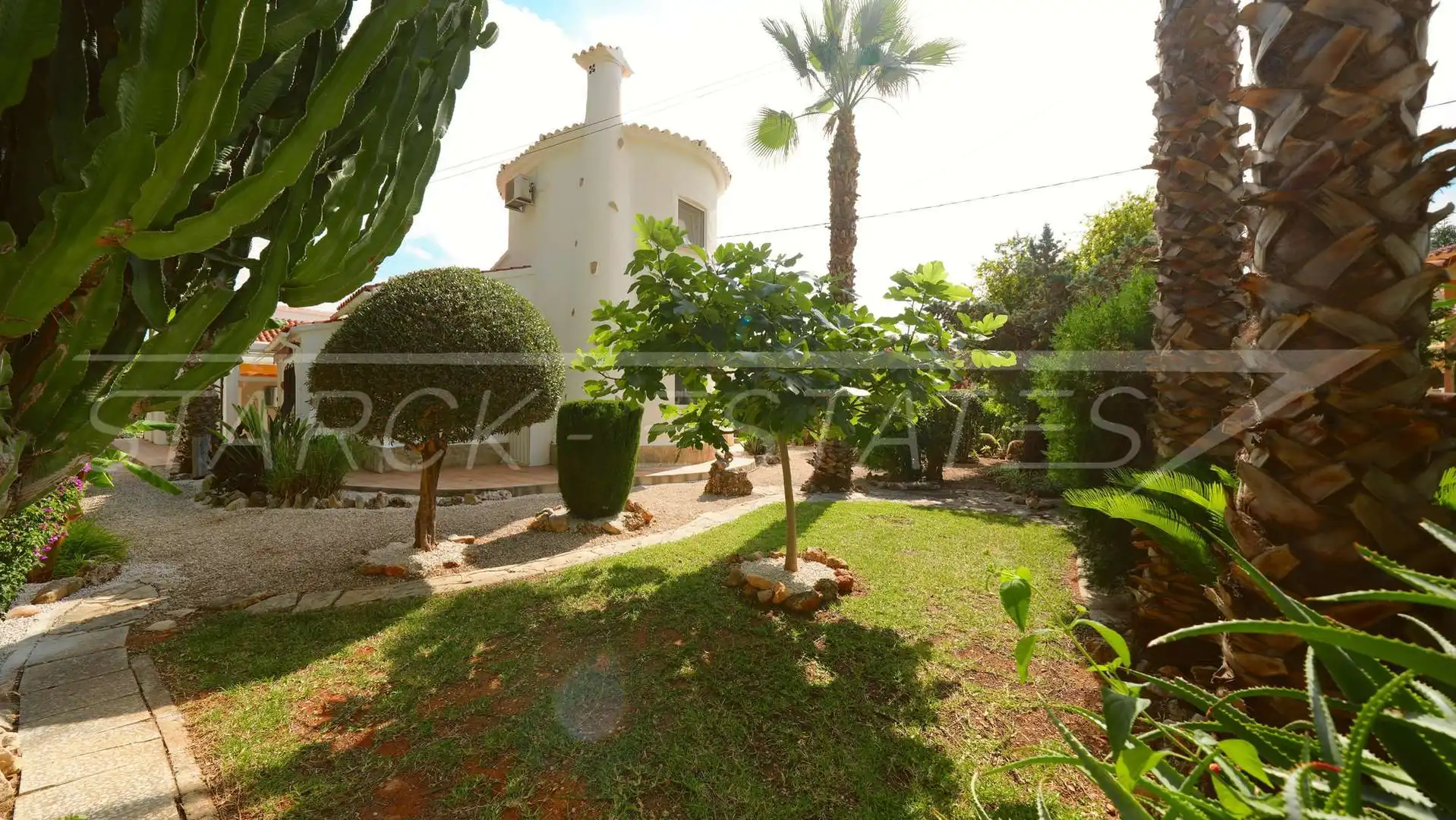 Jardí de Casa o xalet en venda en Els Poblets amb Aire condicionat, Jardí privat i Piscina