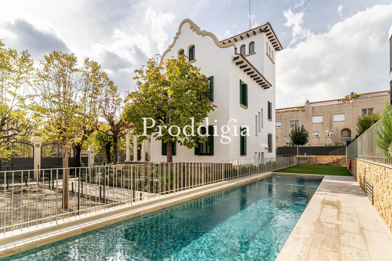 Exterior view of Houses for rent in Sant Cugat del Vallès  with Air Conditioner, Heating and Swimming Pool