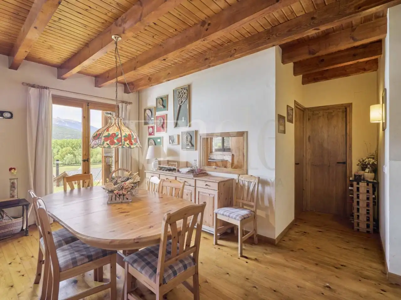 Dining room of Houses for sale in Puigcerdà  with Heating, Private garden and Parquet flooring