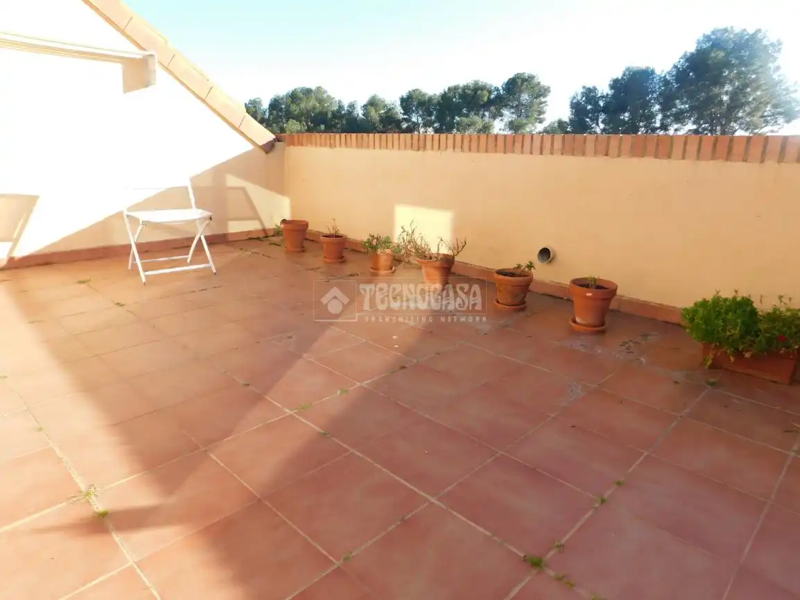 Terrasse von Einfamilien-Reihenhaus zum Verkauf in Villanueva de Gállego