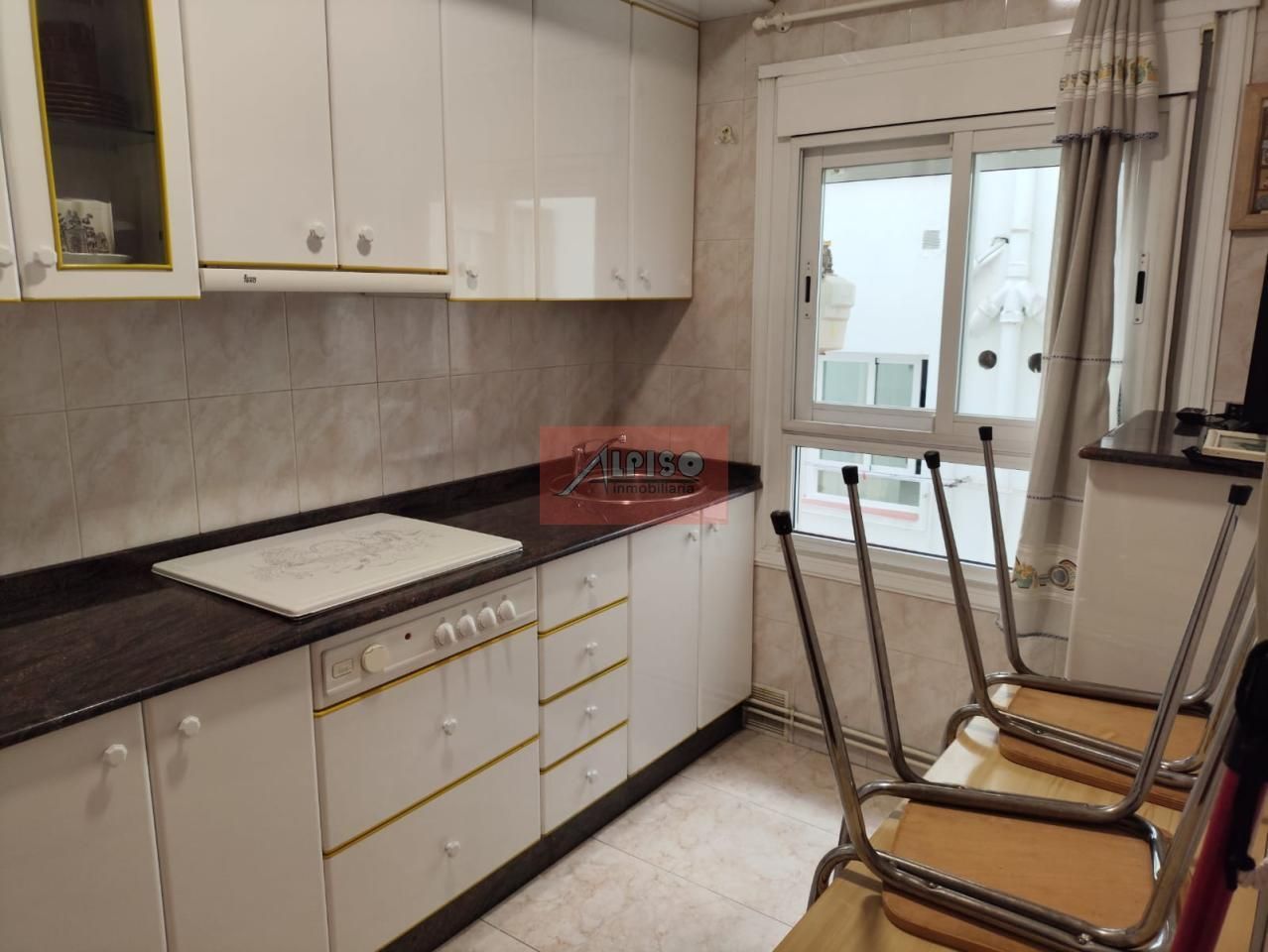 Kitchen of Apartment to rent in Ourense Capital   with Heating, Parquet flooring and Furnished