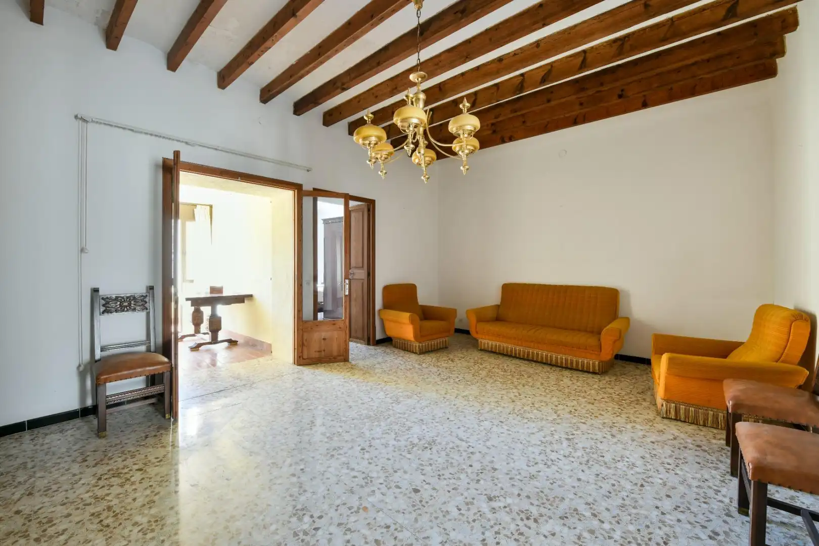 Sala d'estar de Casa o xalet en venda en Selva amb Jardí privat