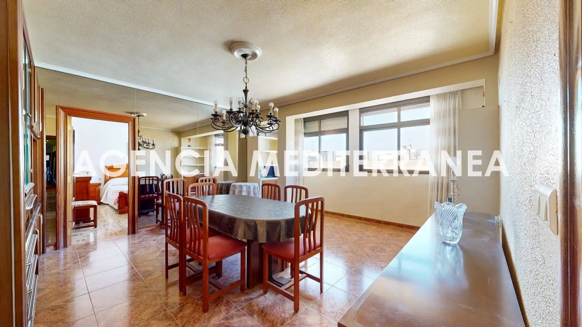 Dining room of Flat for sale in Valencia  with Air Conditioner and Balcony