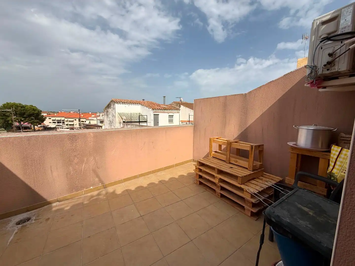 Terrassa de Casa adosada en venda en La Canonja amb Aire condicionat, Calefacció i Jardí privat
