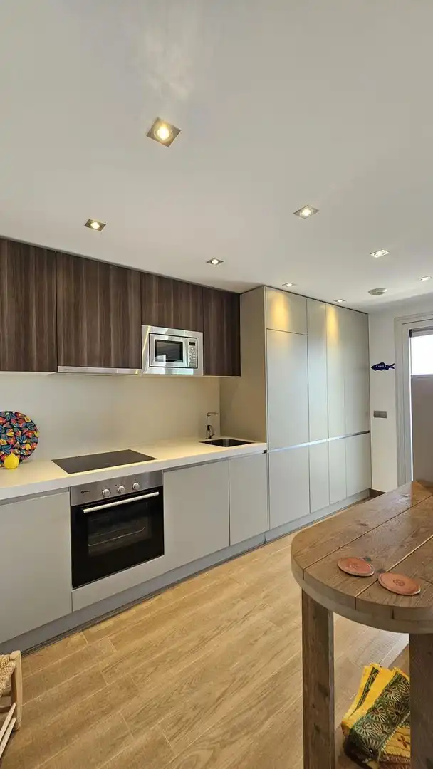 Cocina de Apartamento de alquiler en Marbella con Aire acondicionado, Calefacción y Terraza