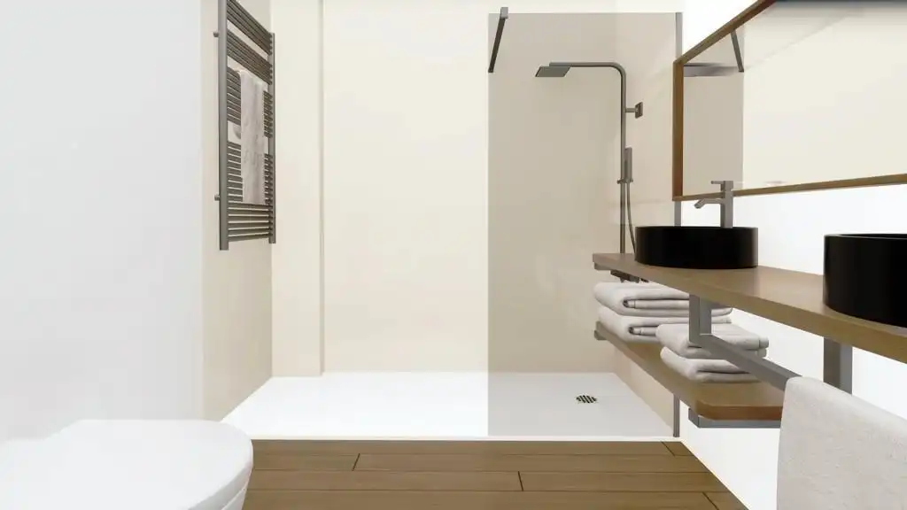 Badezimmer von Erdgeschoss zum Verkauf in Son Servera mit Heizung, Privatgarten und Terrasse
