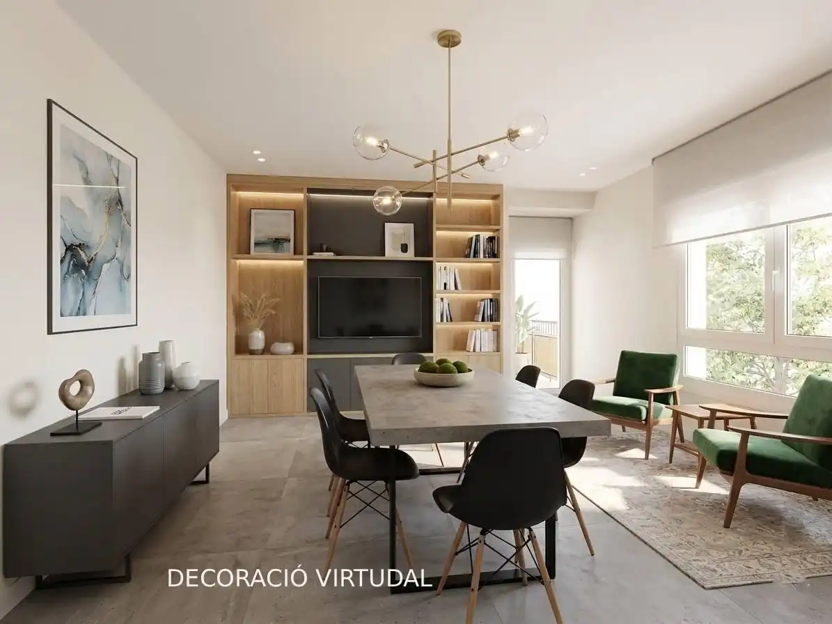 Sala de estar de Piso en venta en Lleida con Aire acondicionado, Calefacción y Balcón