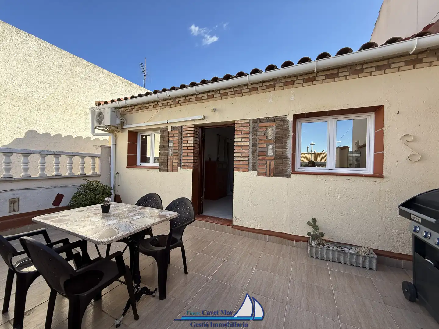 Terraza de Casa adosada en venta en Mont-roig del Camp con Aire acondicionado, Calefacción y Jardín privado