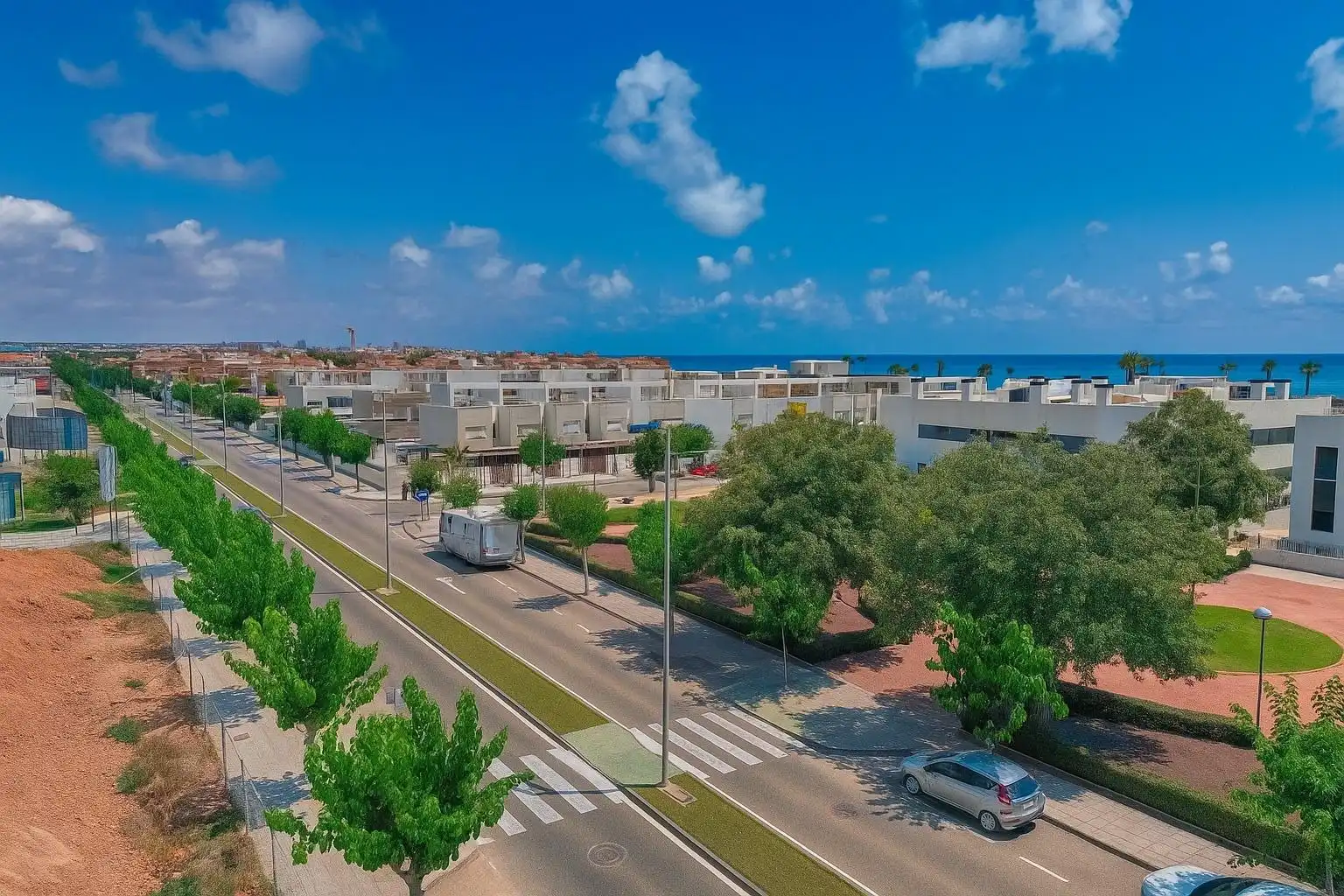 Vista exterior de Piso en venta en Pilar de la Horadada con Aire acondicionado, Calefacción y Jardín privado