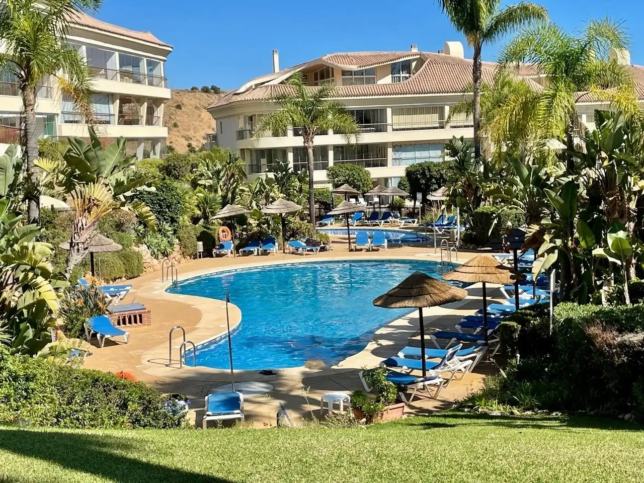 Piscina de Apartamento en venta en Mijas con Aire acondicionado, Terraza y Piscina