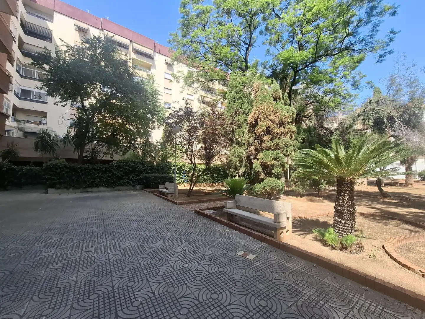 Garden of Flat for sale in Valencia  with Air Conditioner, Furnished and Oven