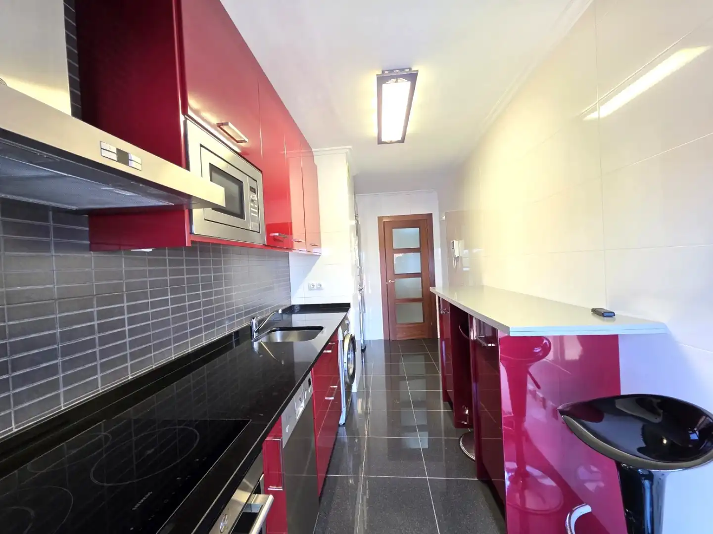 Cocina de Piso de alquiler en Siero con Calefacción, Parquet y Trastero