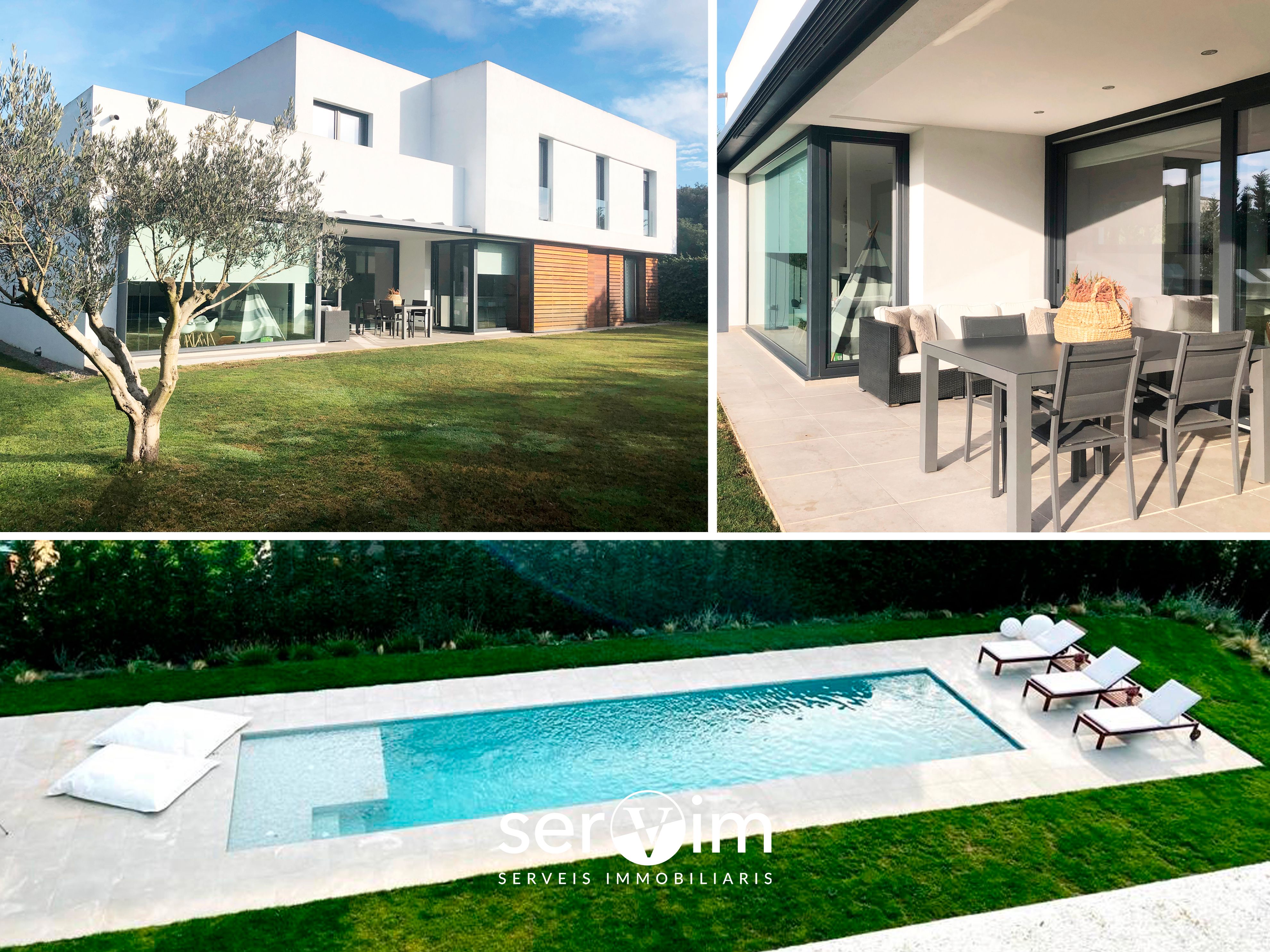 Jardí de Casa o xalet en venda en Llagostera amb Aire condicionat, Calefacció i Jardí privat