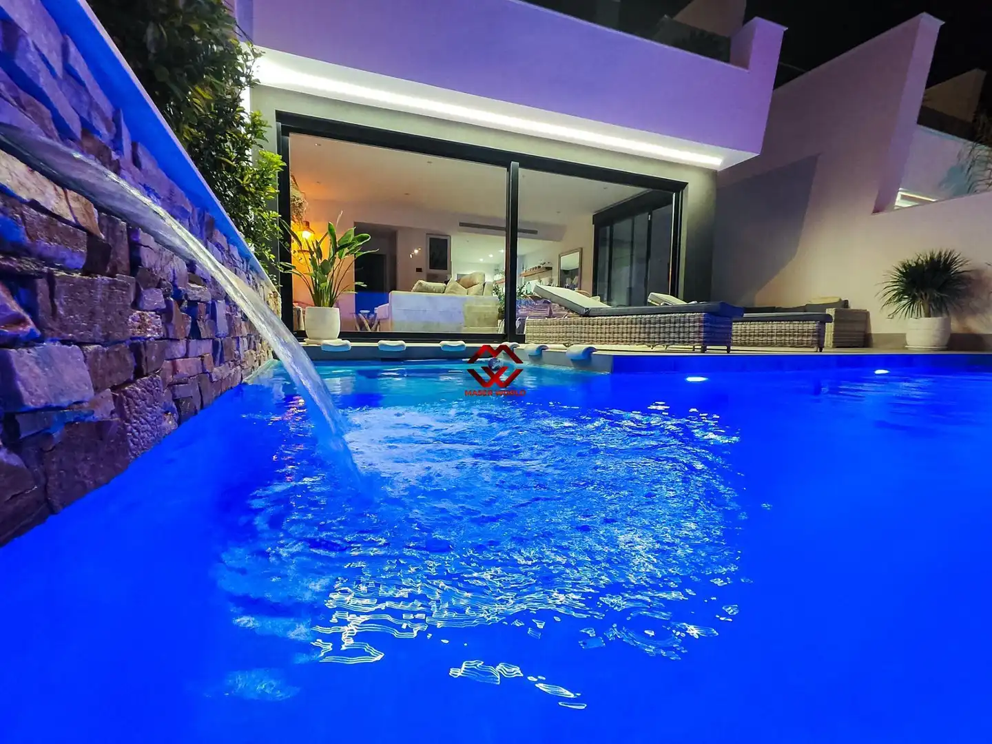 Piscina de Casa o xalet en venda en San Javier amb Aire condicionat, Calefacció i Jardí privat