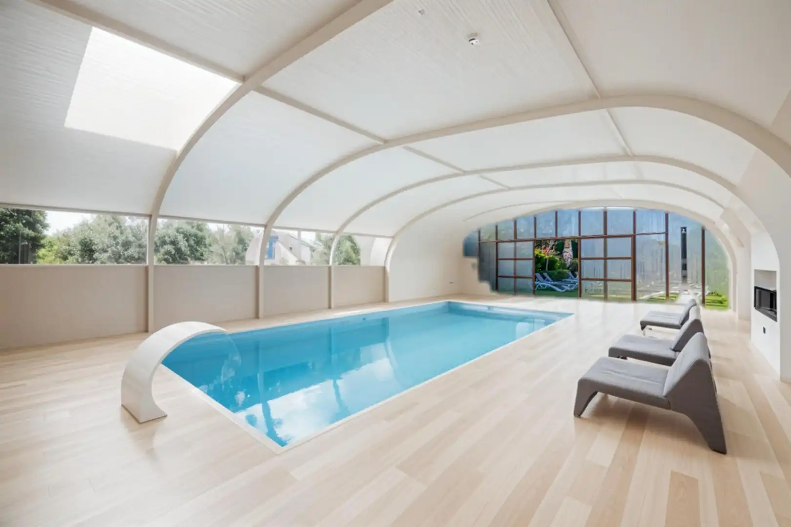 Swimming pool of Houses for sale in Cercedilla  with Air Conditioner, Terrace and Swimming Pool