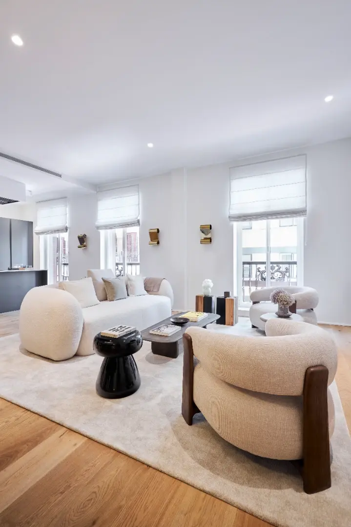 Living room of Flat for sale in  Madrid Capital  with Air Conditioner, Heating and Storage room