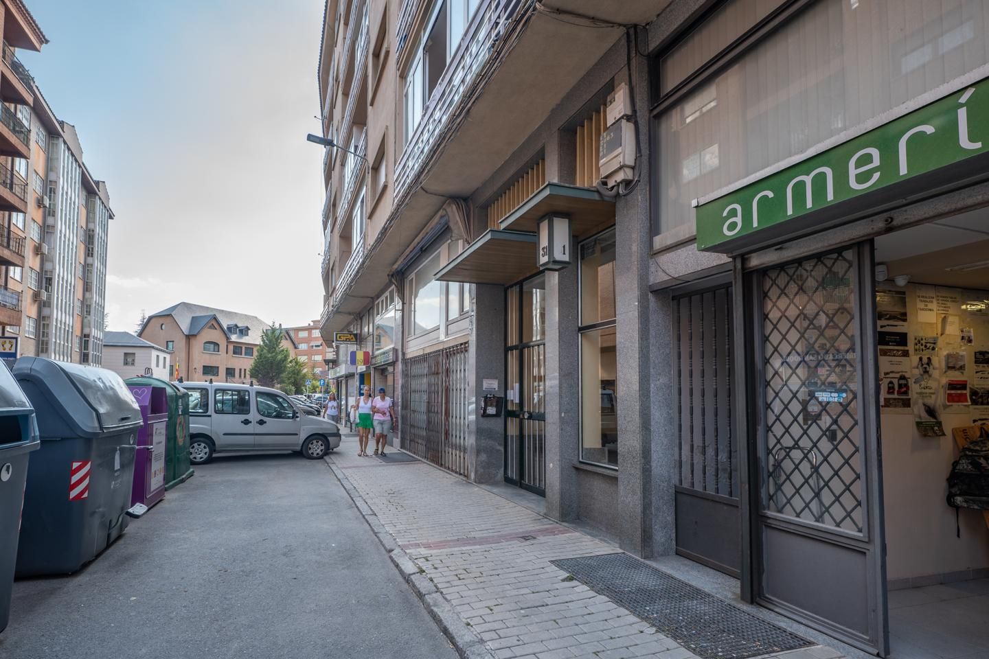 Exterior view of Flat for sale in Ávila Capital  with Heating, Parquet flooring and Furnished