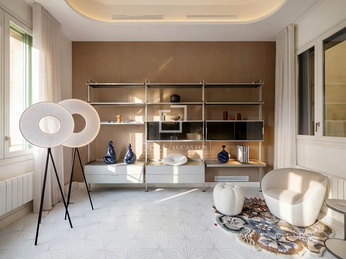 Sala d'estar de Pis en venda en Barcelona amb Aire condicionat, Calefacció i Parquet