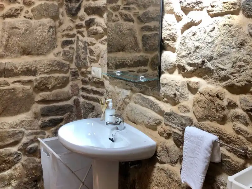 Bathroom of Houses for rent in Palas de Rei, Lugo