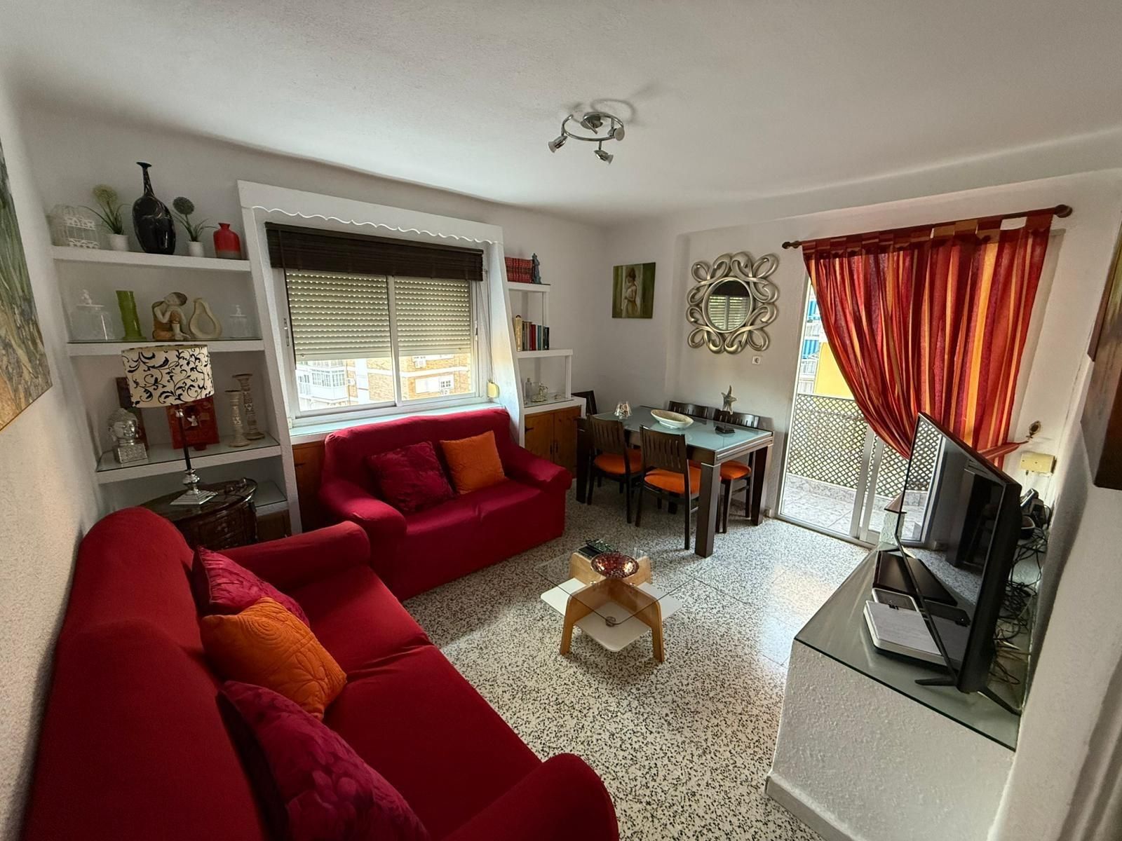 Living room of Flat for sale in Málaga Capital  with Terrace