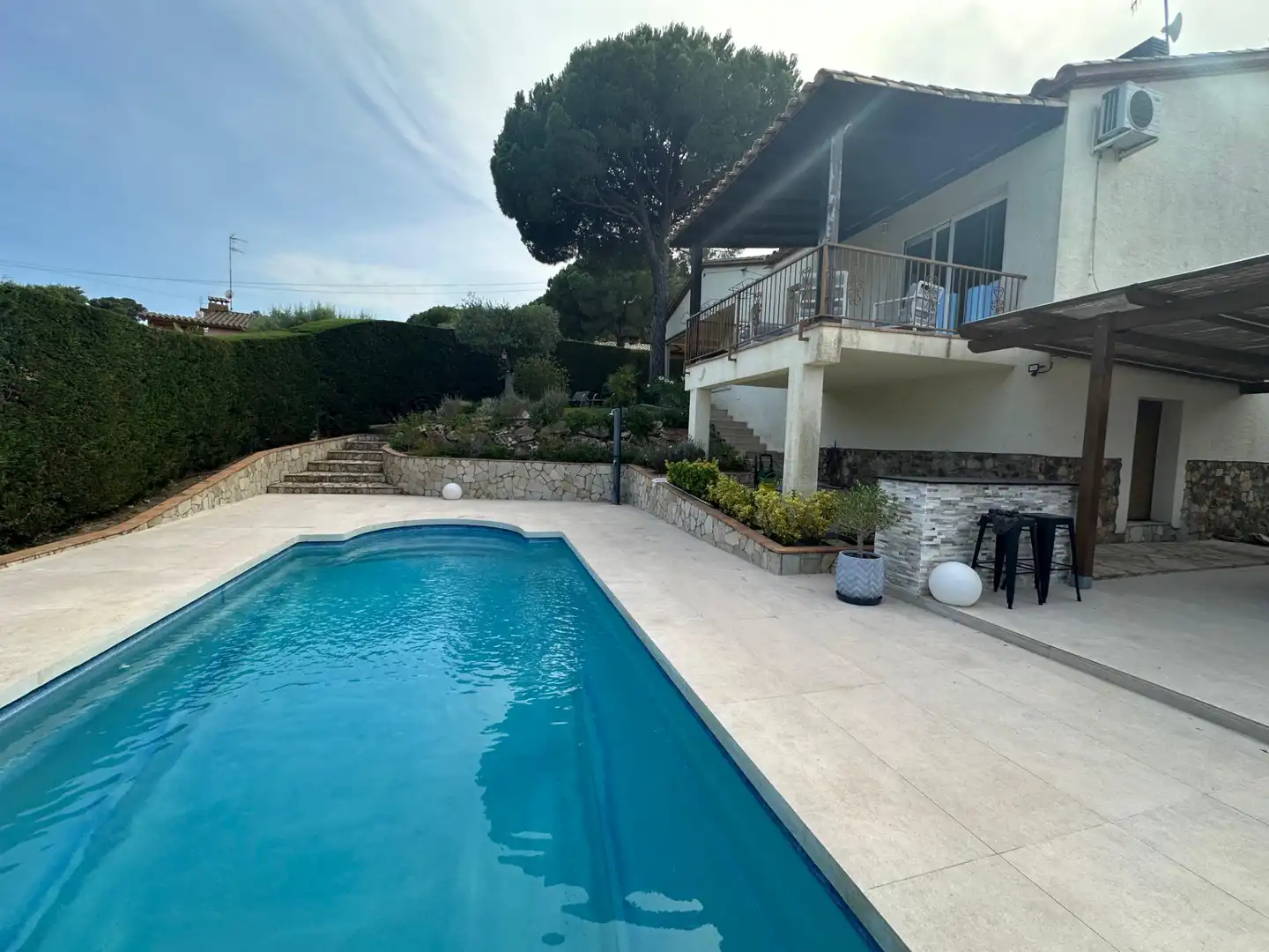 Piscina de Casa o chalet de alquiler en Castell d'Aro, Platja d'Aro i s'Agaró con Aire acondicionado, Calefacción y Jardín privado