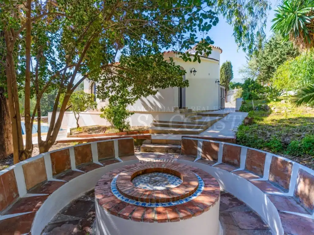 Terrassa de Casa o xalet en venda en Mijas amb Aire condicionat, Jardí privat i Terrassa