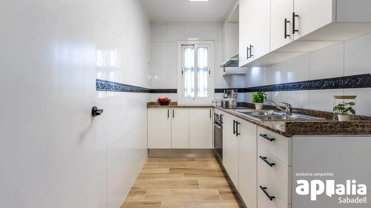 Cocina de Piso en venta en Sabadell con Aire acondicionado, Calefacción y Parquet