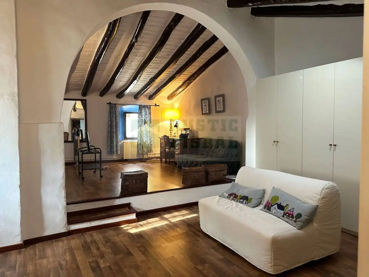 Sala de estar de Finca rústica en venta en Bellcaire d'Empordà con Aire acondicionado y Calefacción