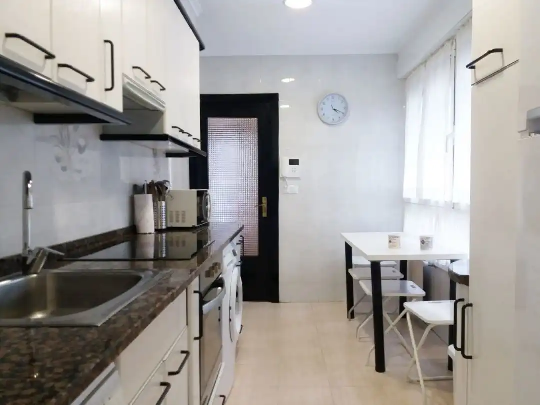 Cocina de Piso de alquiler en Donostia - San Sebastián  con Calefacción y Balcón