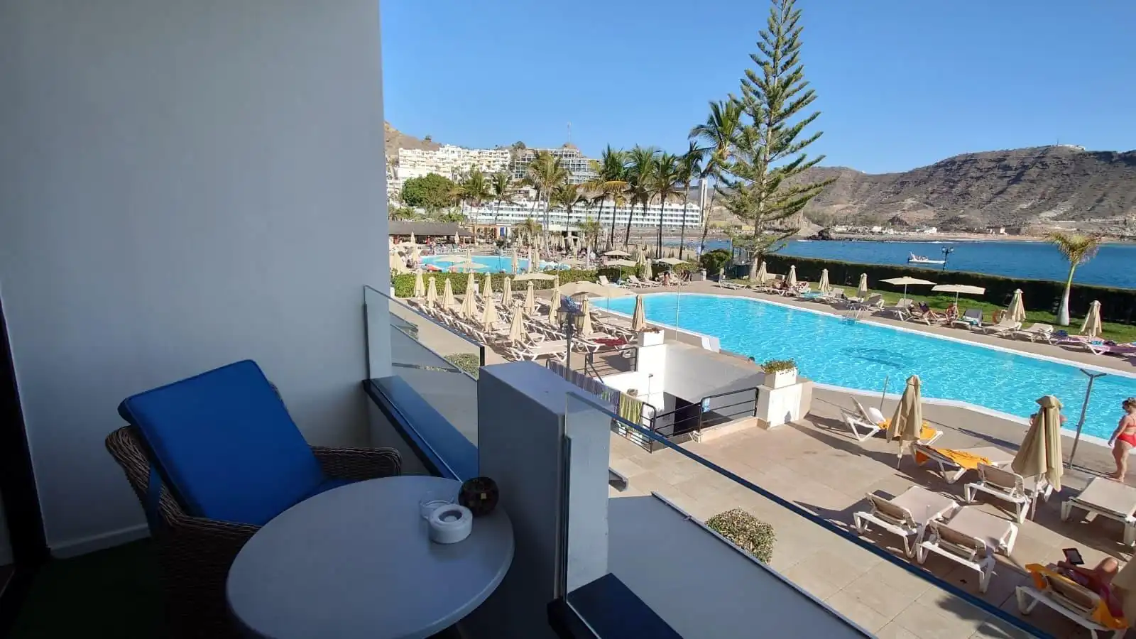 Terraza de Apartamento de alquiler en Mogán con Jardín privado, Terraza y Piscina comunitaria
