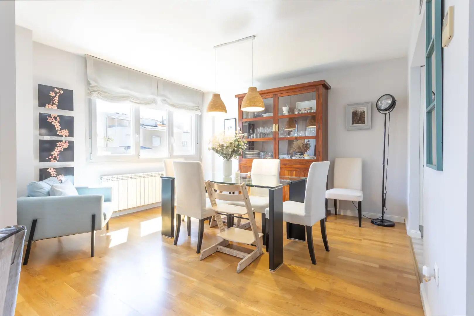 Dining room of Houses for sale in Villanueva de la Cañada  with Air Conditioner, Heating and Private garden