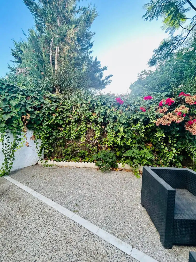 Jardí de Casa adosada de lloguer en El Puerto de Santa María amb Jardí privat i Moblat