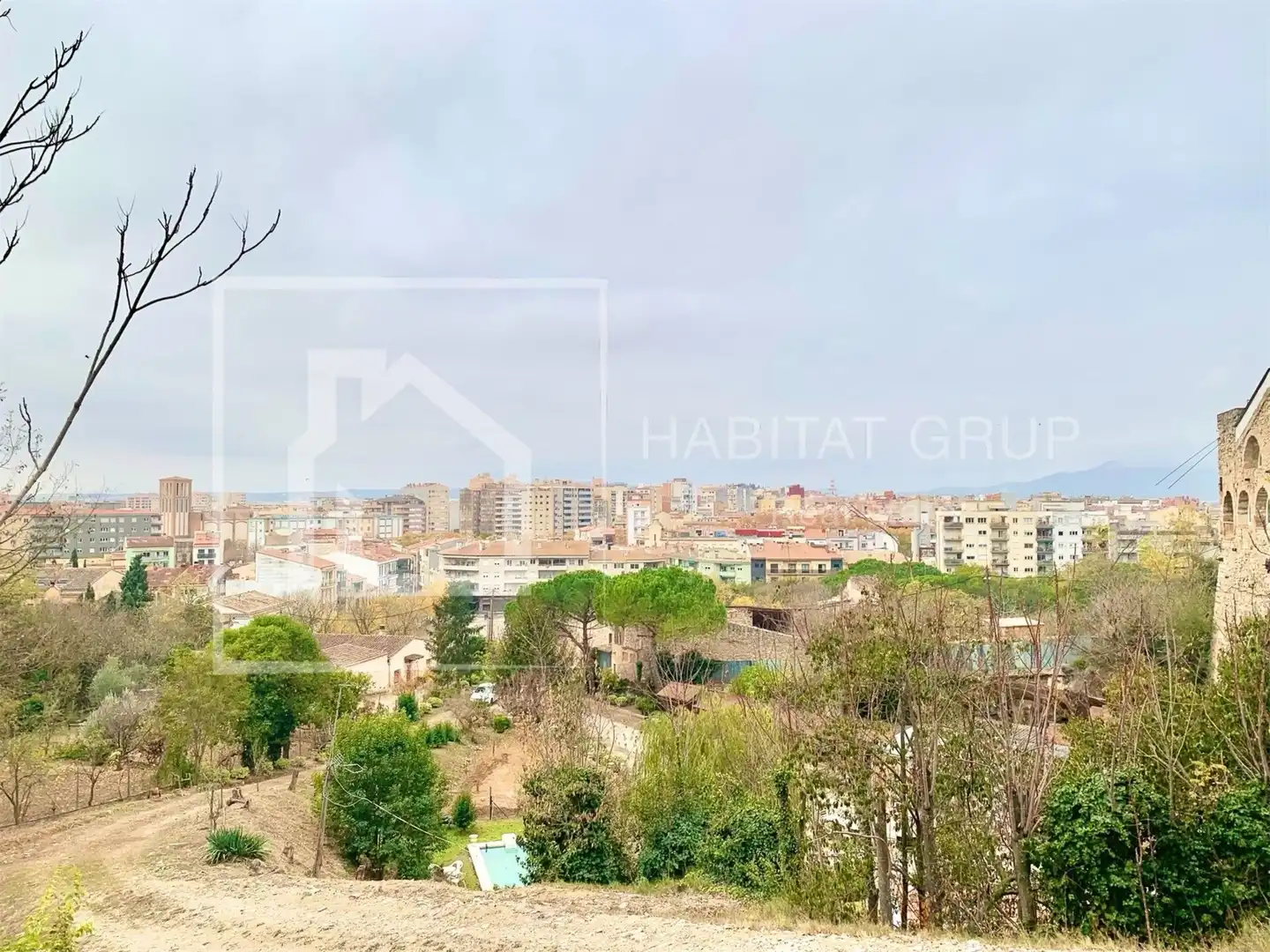 Vista exterior de Casa o xalet en venda en Girona