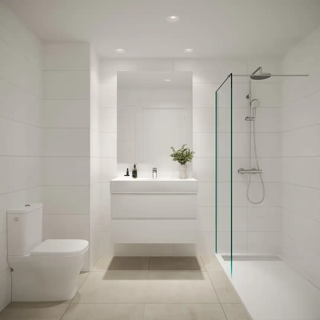 Baño de Apartamento en venta en Marbella con Aire acondicionado, Terraza y Piscina
