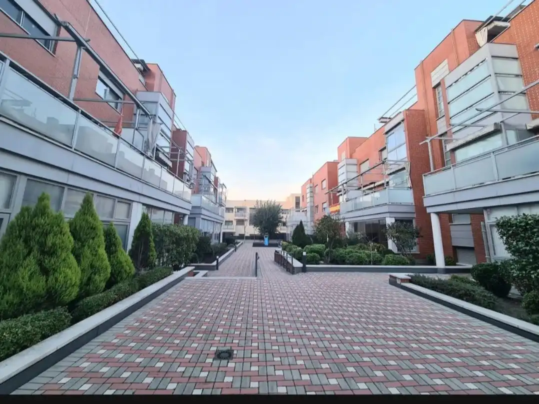 Exterior view of Flat for sale in Getafe  with Air Conditioner, Heating and Private garden