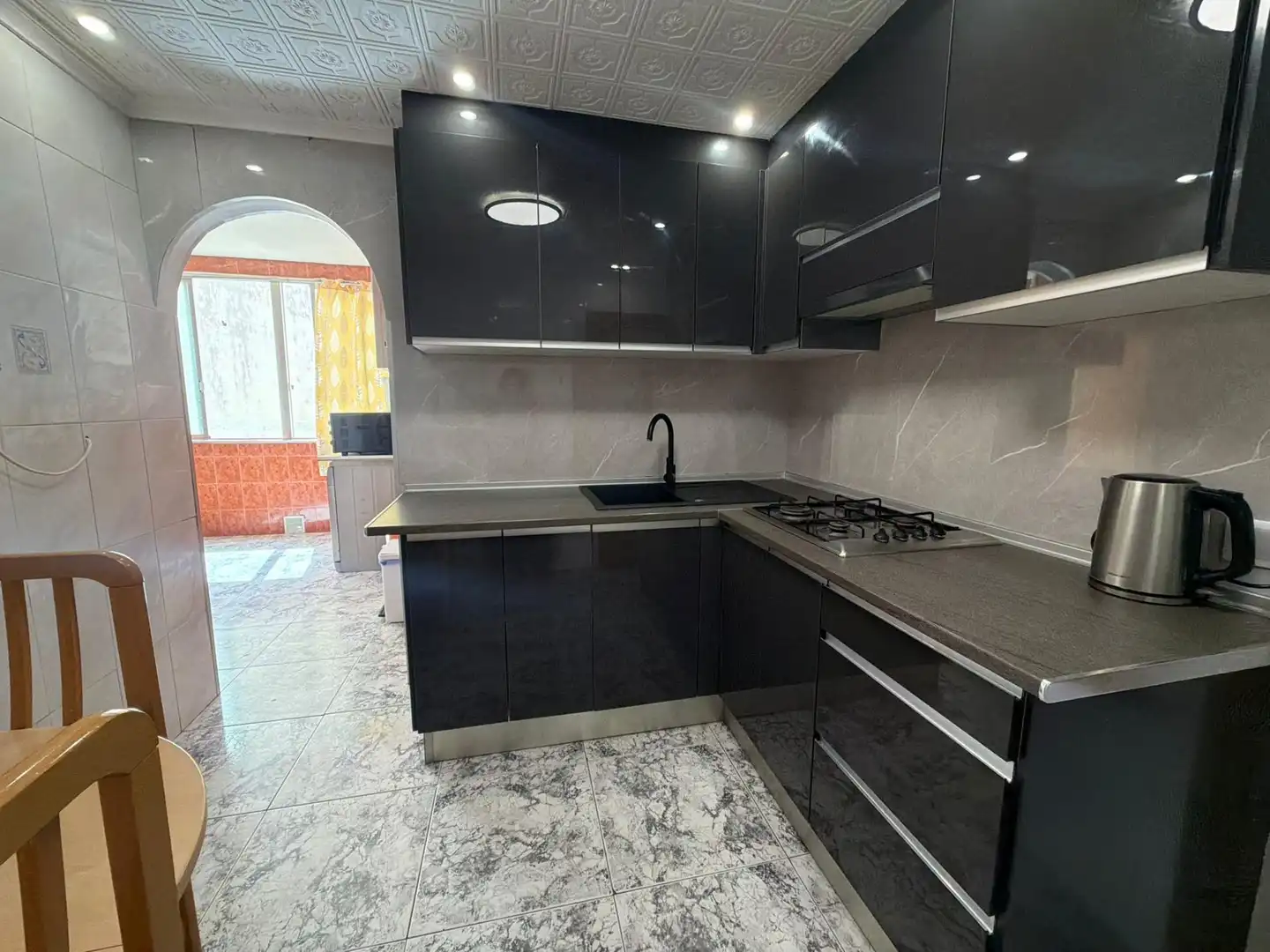 Cocina de Apartamento en venta en Almoradí con Terraza, Amueblado y Balcón