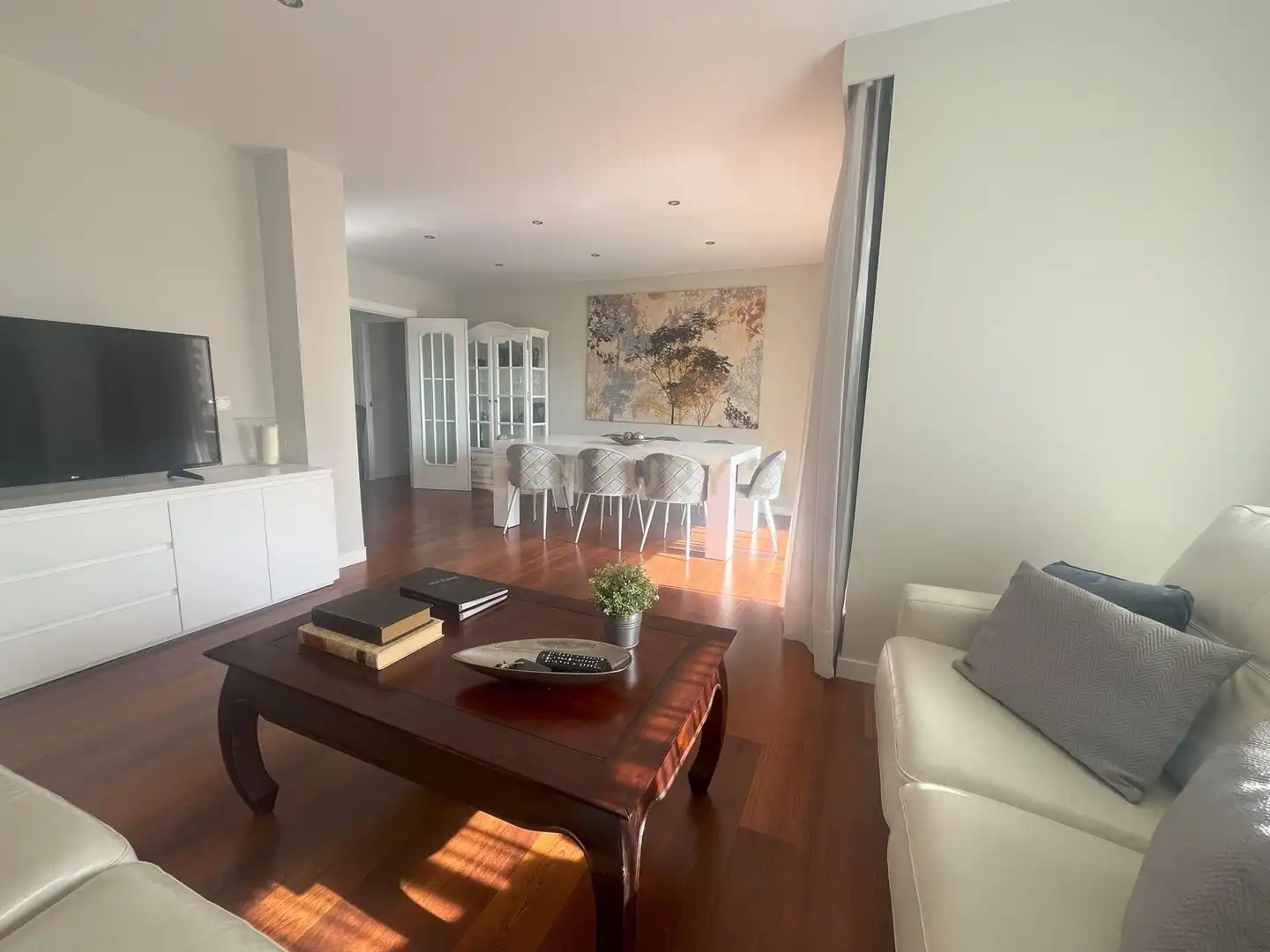 Living room of Flat for rent in Málaga  with Air Conditioner, Oven and Washing machine
