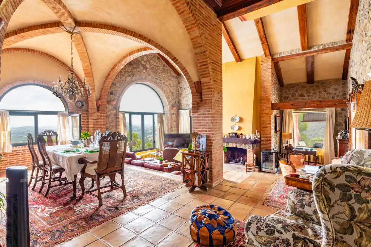 Sala de estar de Casa o chalet en venta en Gilet con Calefacción, Jardín privado y Terraza