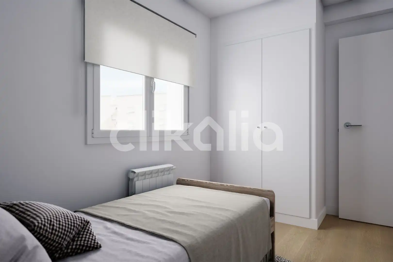 Bedroom of Flat for sale in Madrid  with Air Conditioner, Heating and Terrace