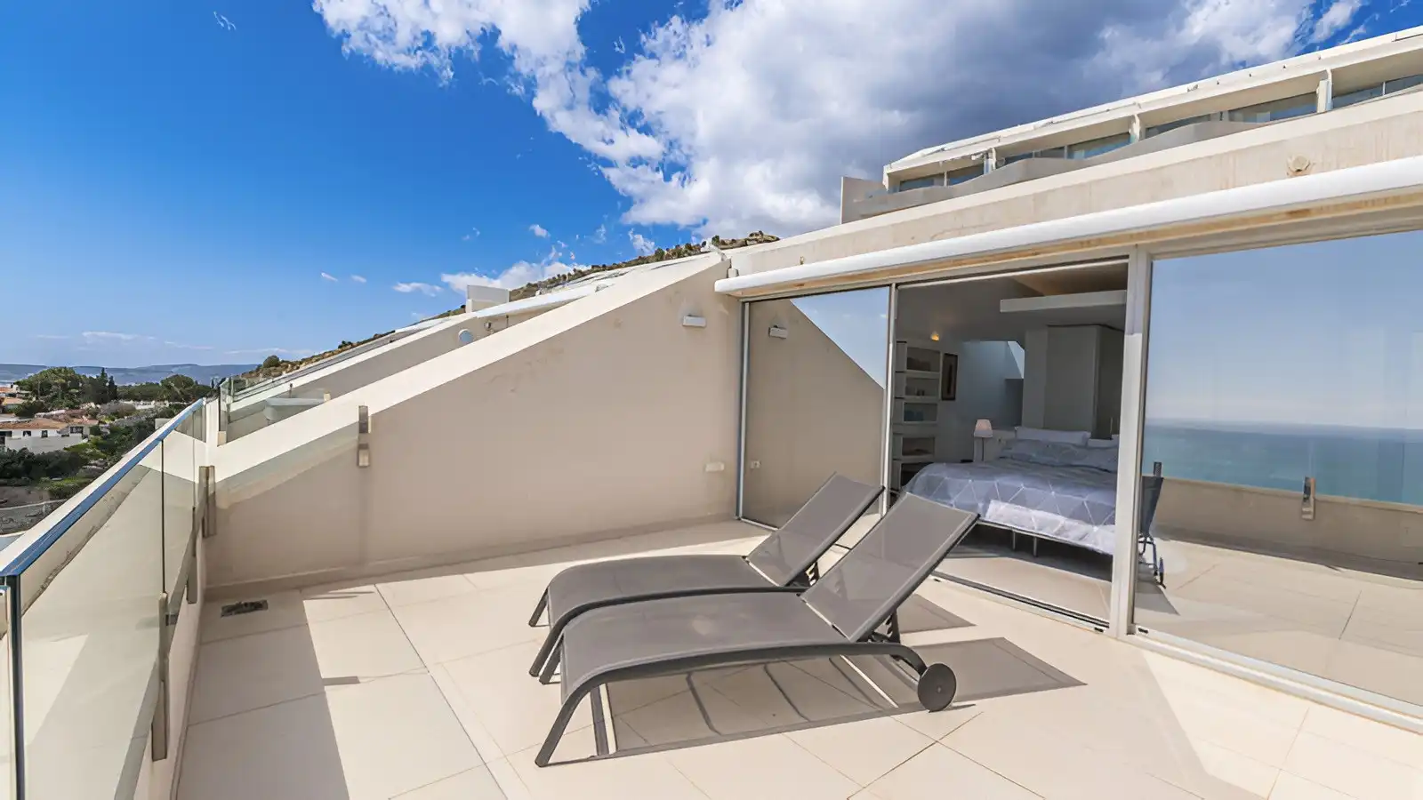 Terrace of Attic for sale in Benalmádena  with Air Conditioner, Heating and Terrace