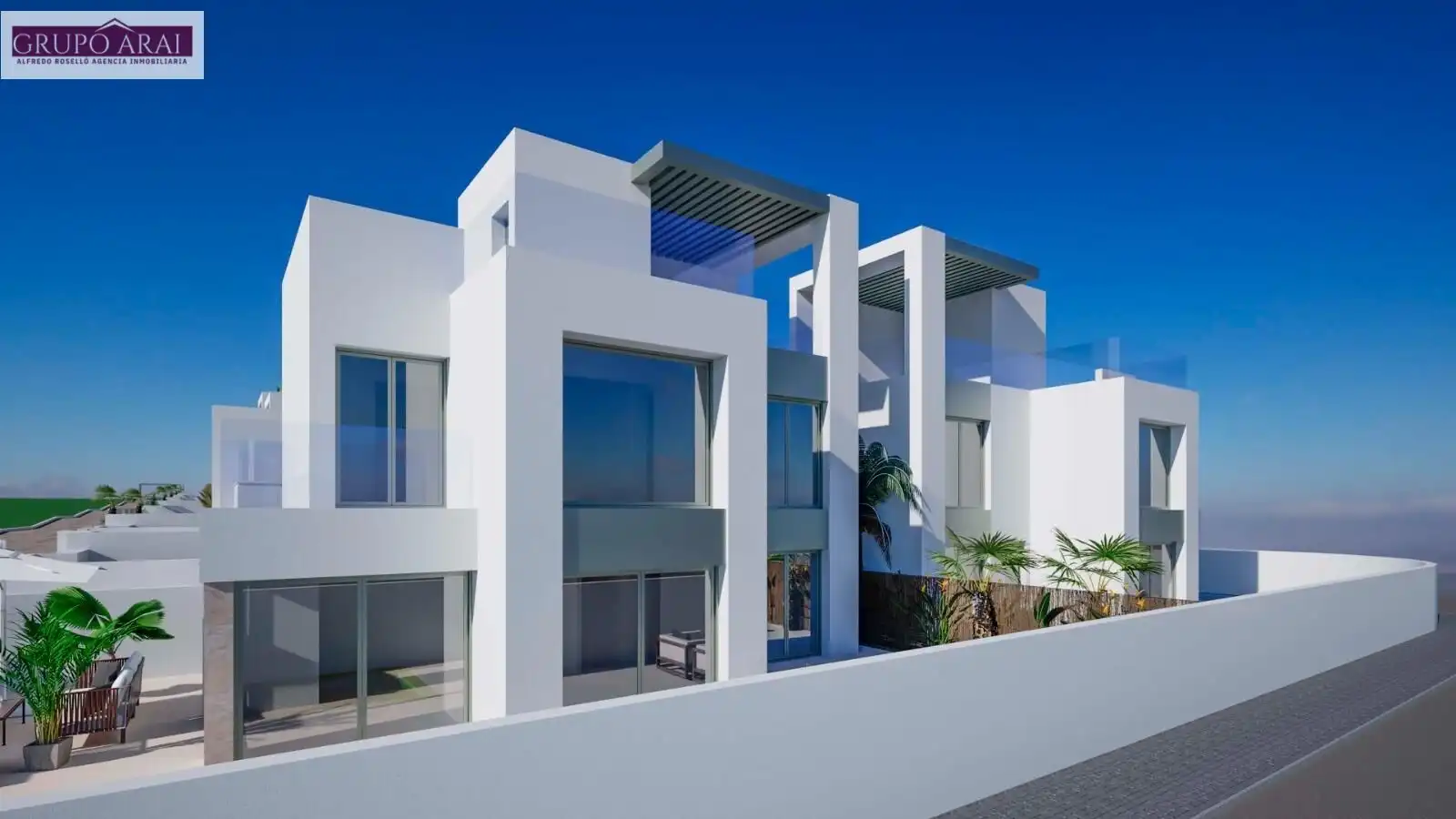 Vista exterior de Casa adosada en venta en Formentera del Segura con Calefacción, Jardín privado y Terraza