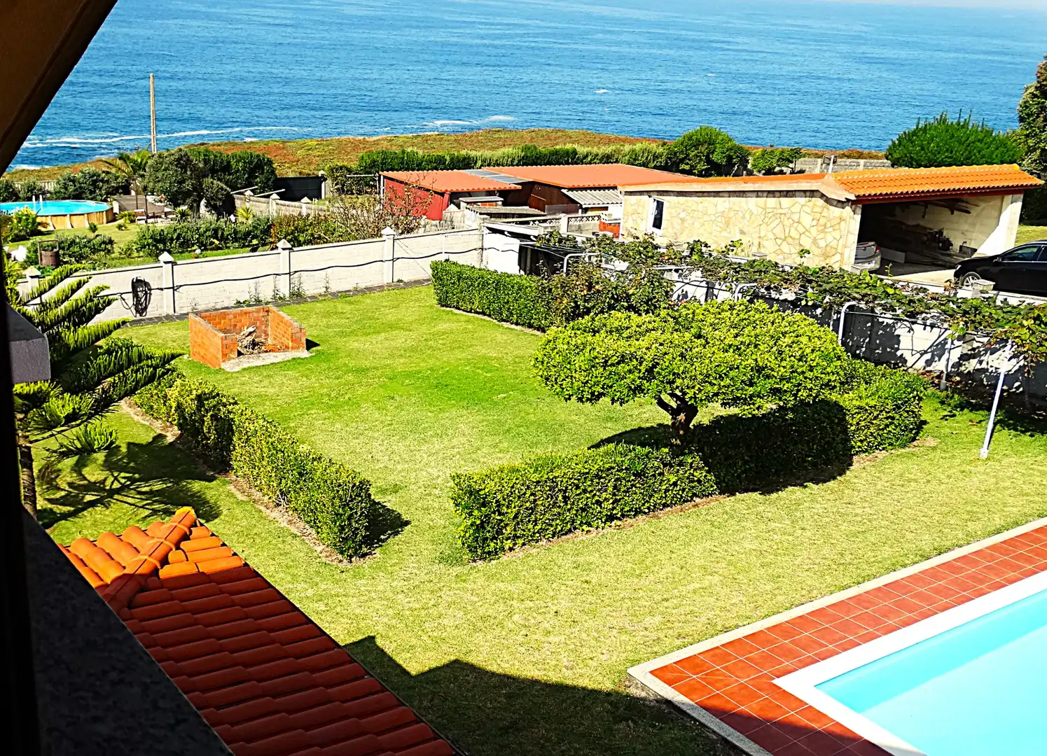 Jardí de Casa o xalet en venda en Valdoviño amb Calefacció, Jardí privat i Parquet