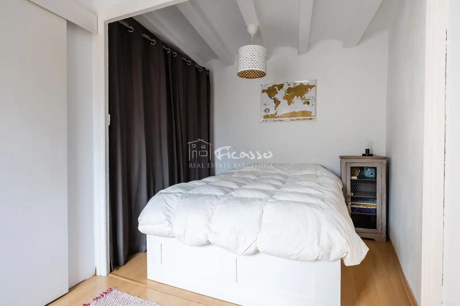 Habitación de Piso de alquiler en Barcelona con Aire acondicionado, Calefacción y Parquet