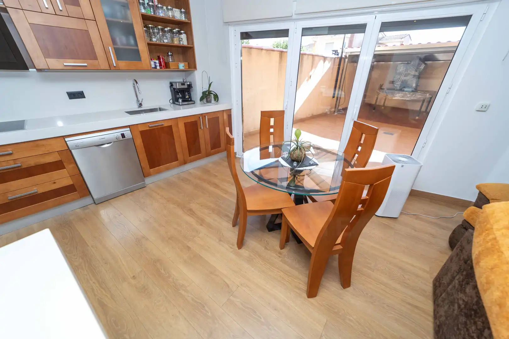 Cocina de Casa o chalet en venta en León Capital  con Calefacción y Terraza